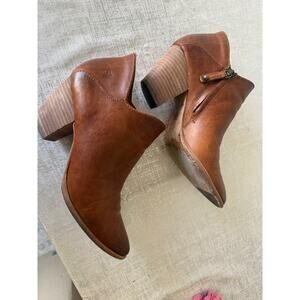 FRYE REED  SHOOTIE BROWN LEATHER BOOT